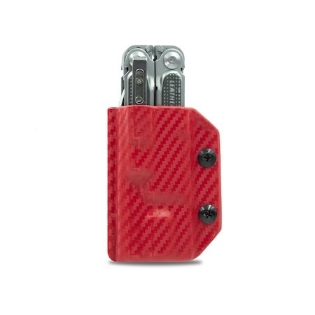 Clip & Carry Kydex Sheath for the Leatherman Free P2 LP2-CF-RED